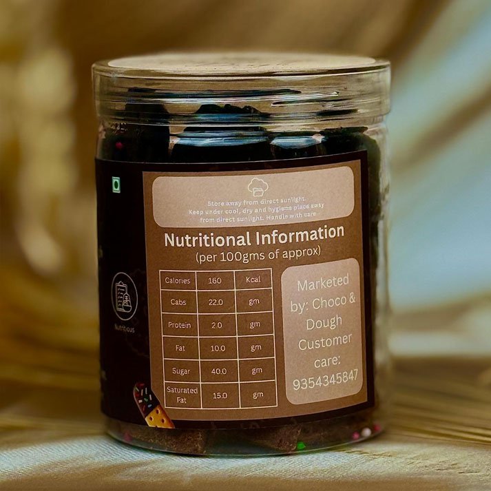 Chocolate stick cookies